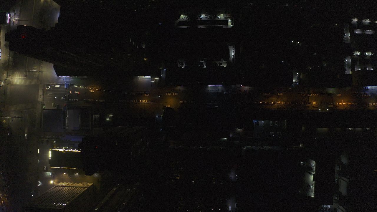 郑州航拍夜景街道 5