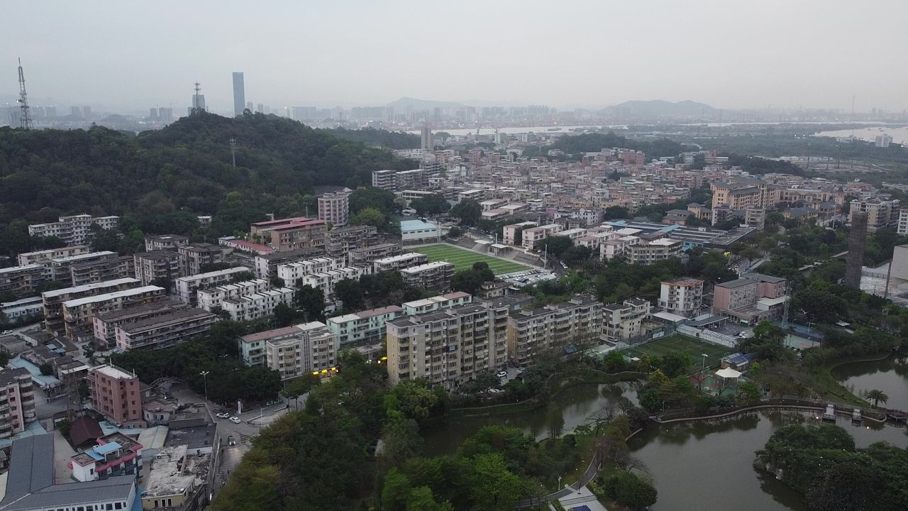 广州长洲岛航拍