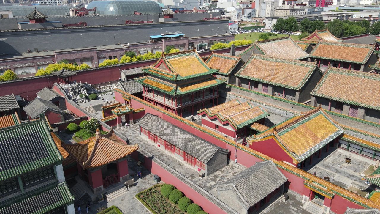 沈阳故宫航拍
