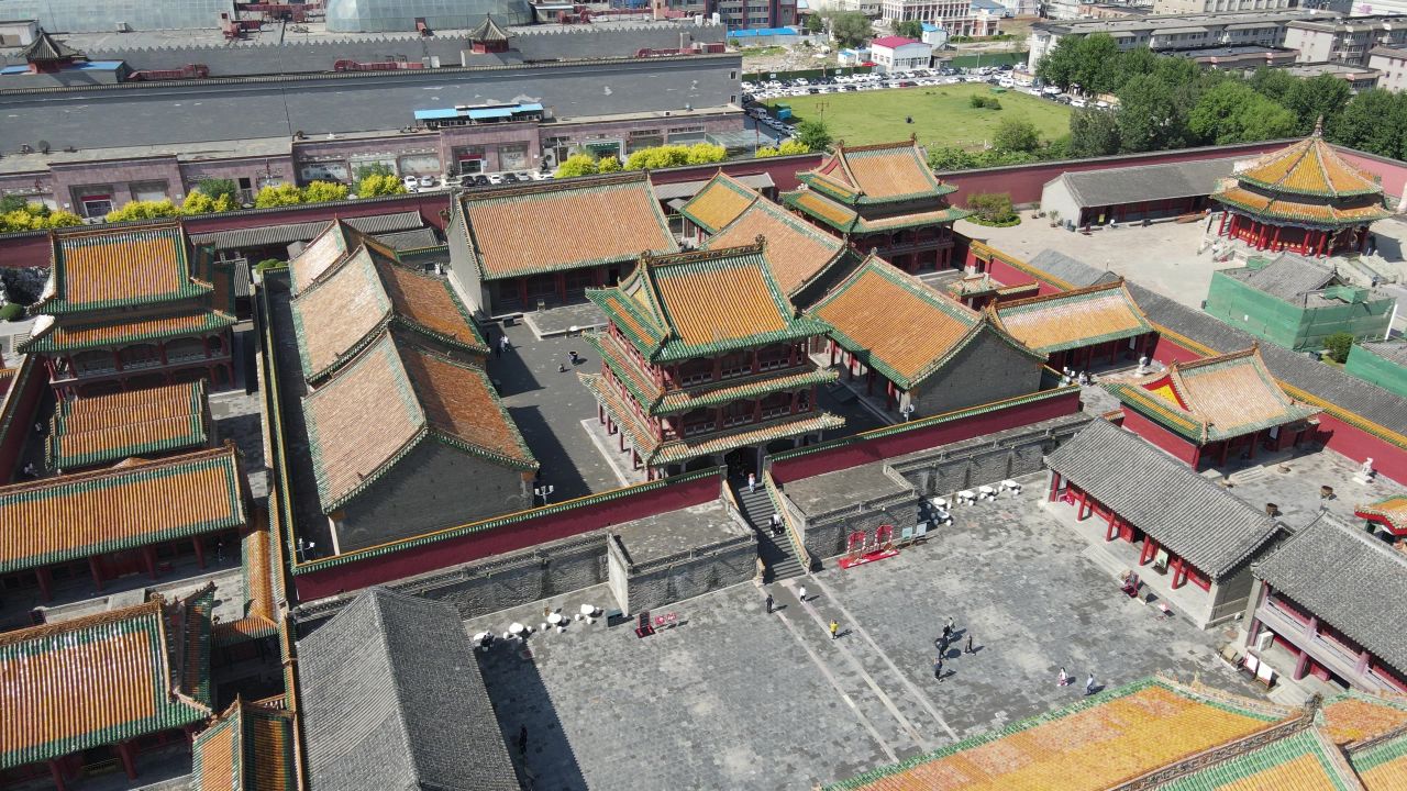 沈阳故宫航拍