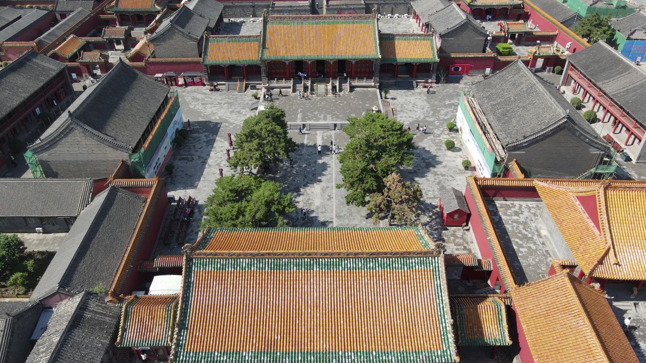 沈阳故宫航拍