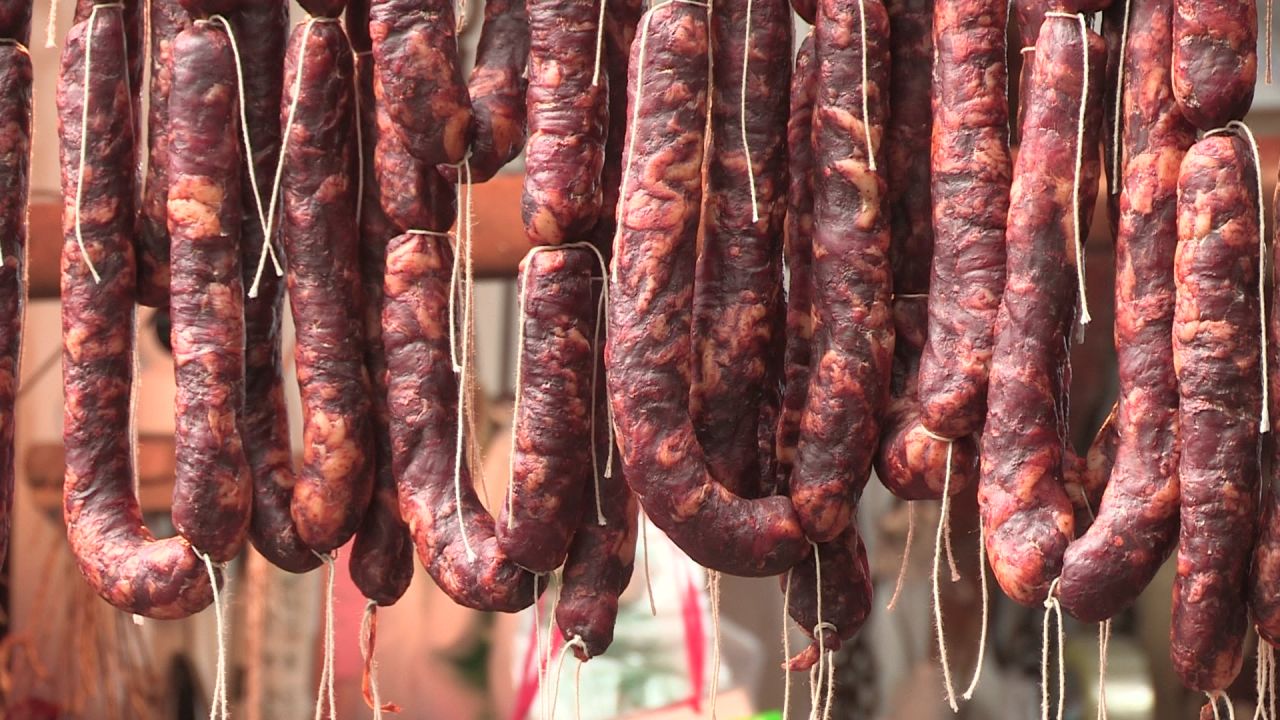 四川的香肠腊肉