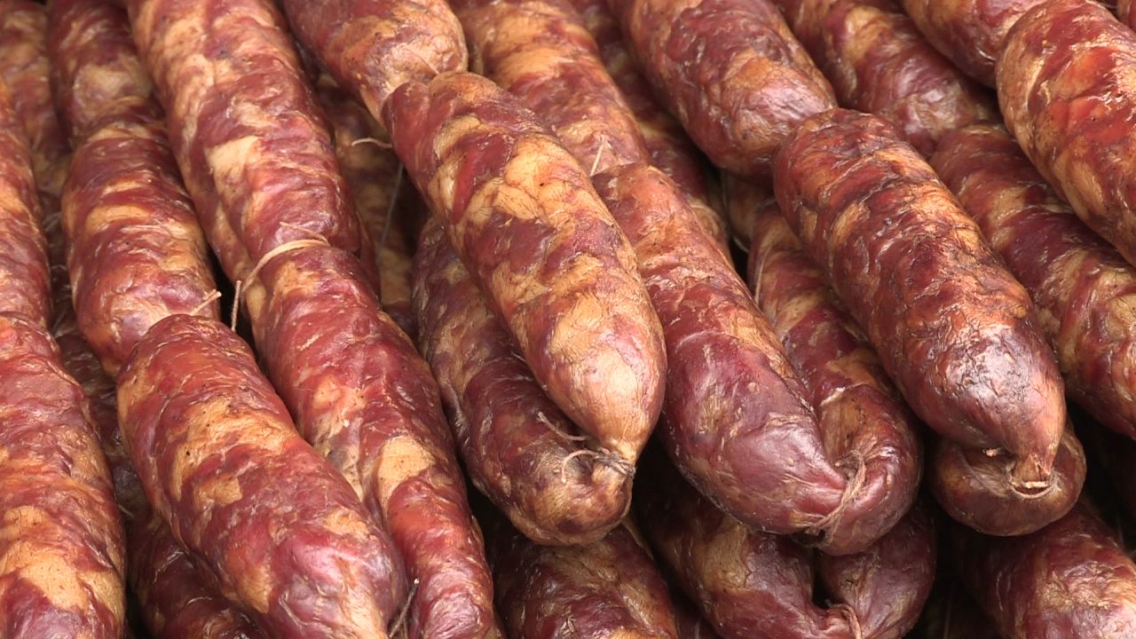 四川的香肠腊肉