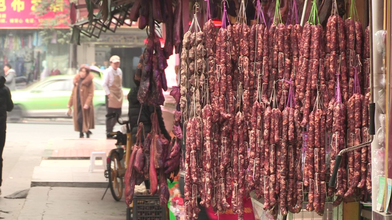 四川的香肠腊肉