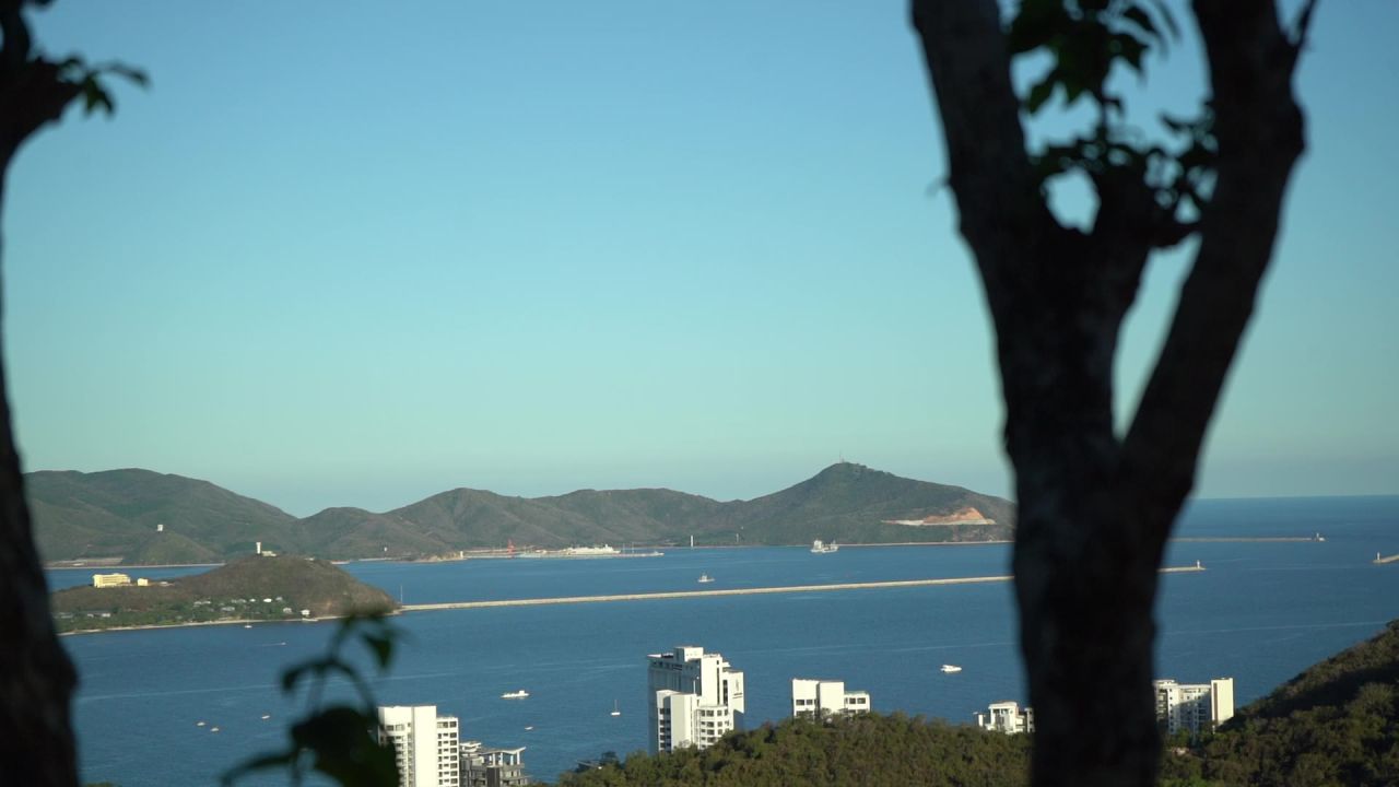 远处的海岛