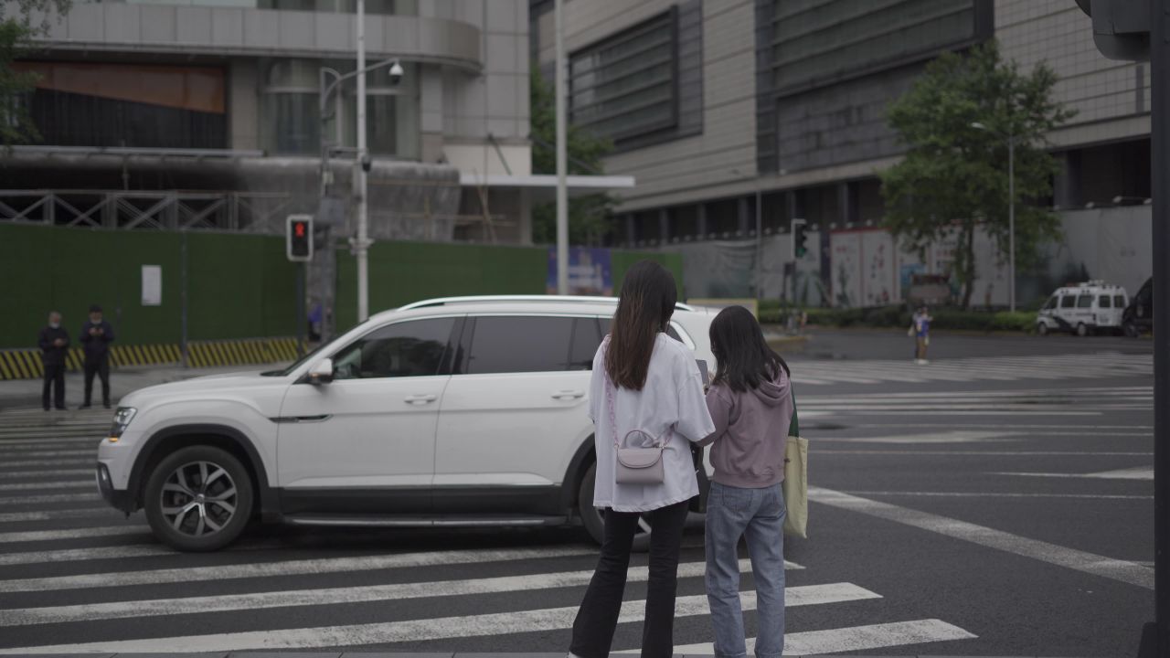美女背影