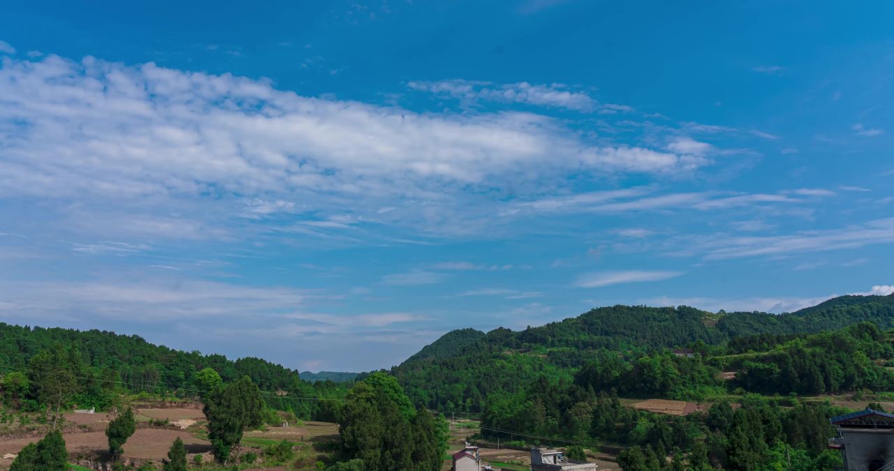 山间云彩延时
