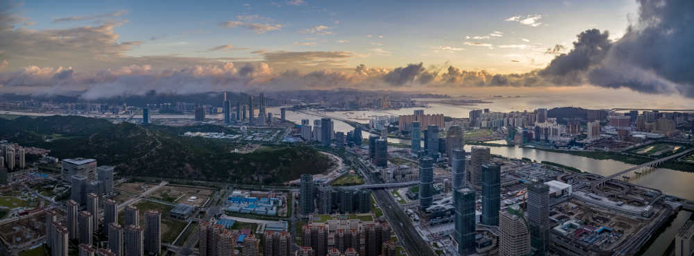 横琴澳门全景