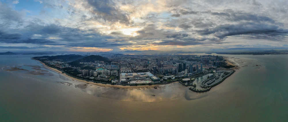 厦门全景图