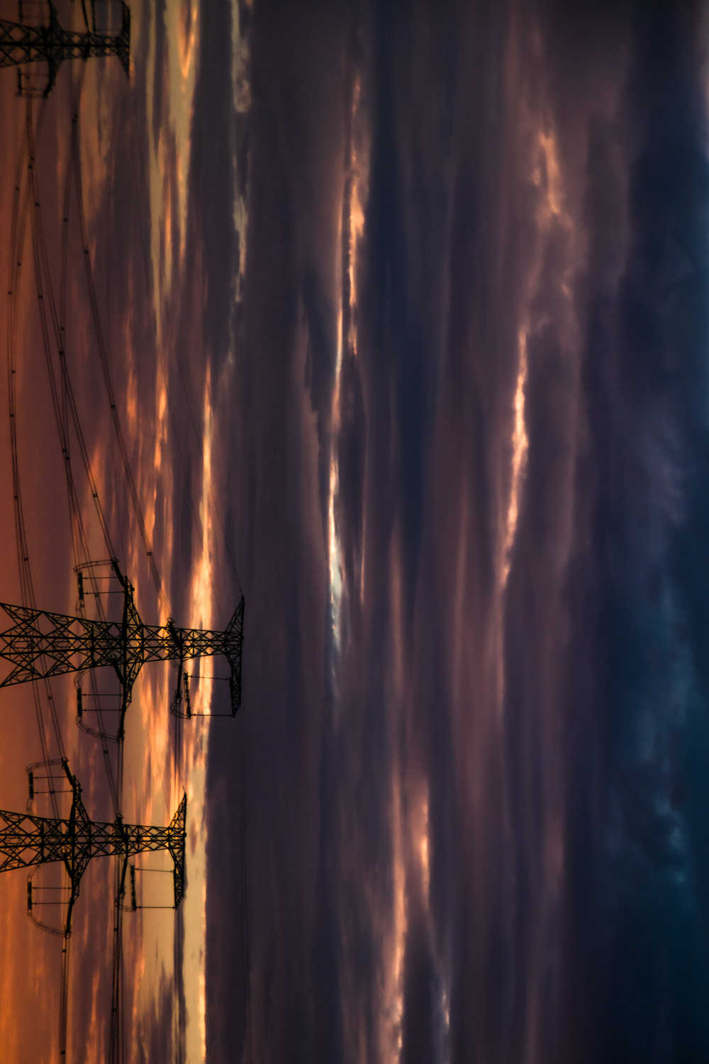 日落的天空