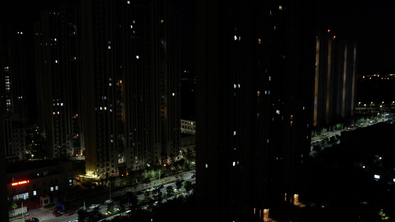 夜间的一角