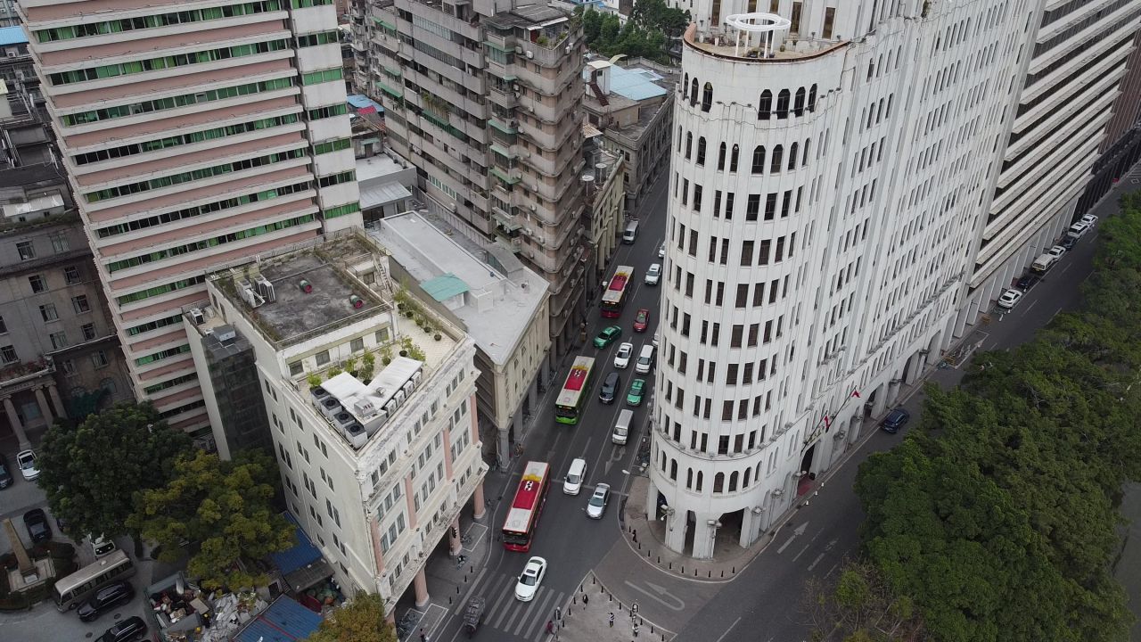 广州爱群大厦航拍