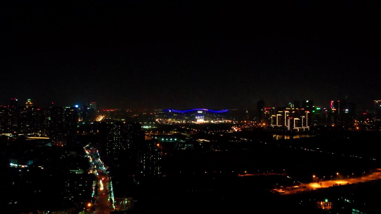 成都环球中心夜景远距离编辑版本