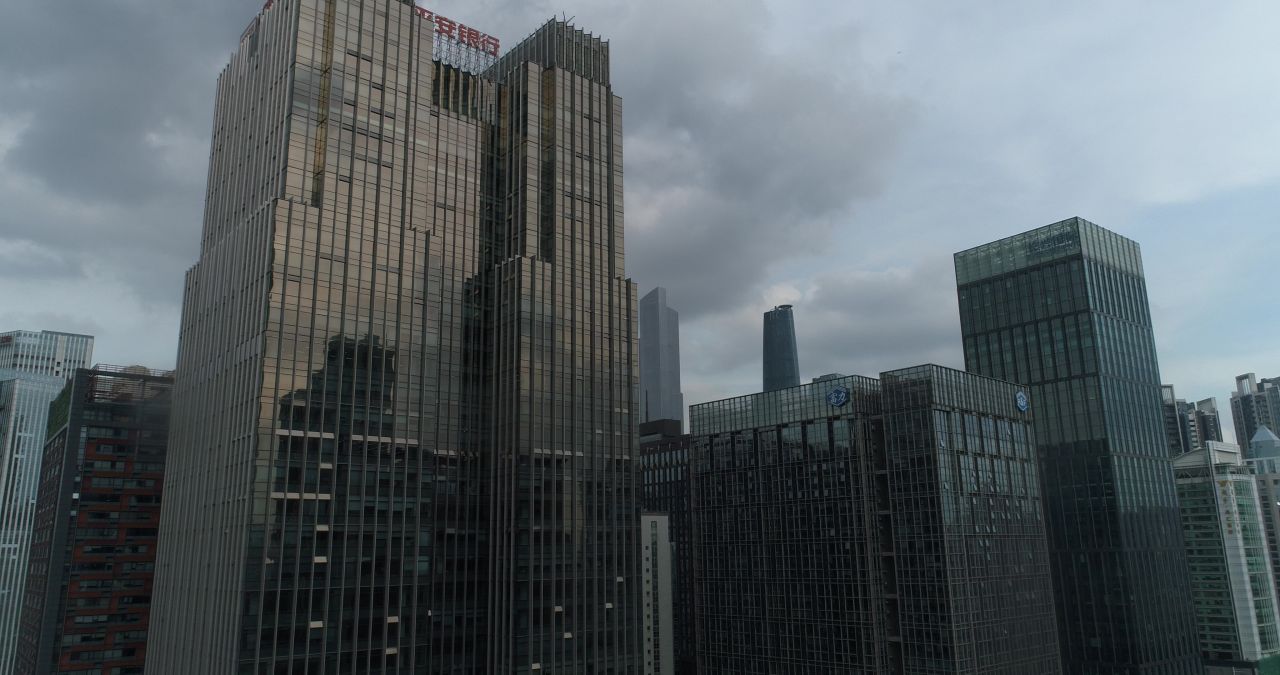 广州大景航拍（富丽新天地）
