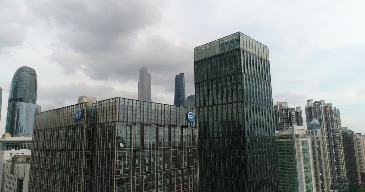 广州大景航拍（富丽新天地）