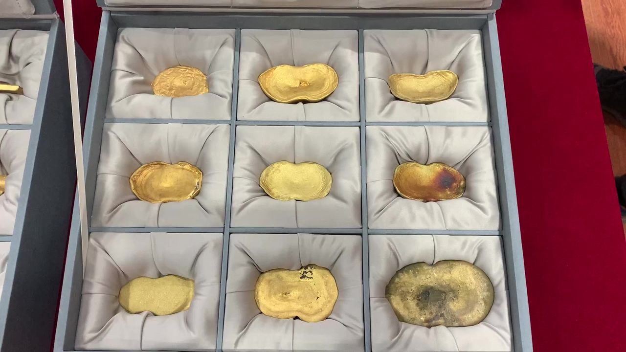 江口沉银 考古文物手机实拍
