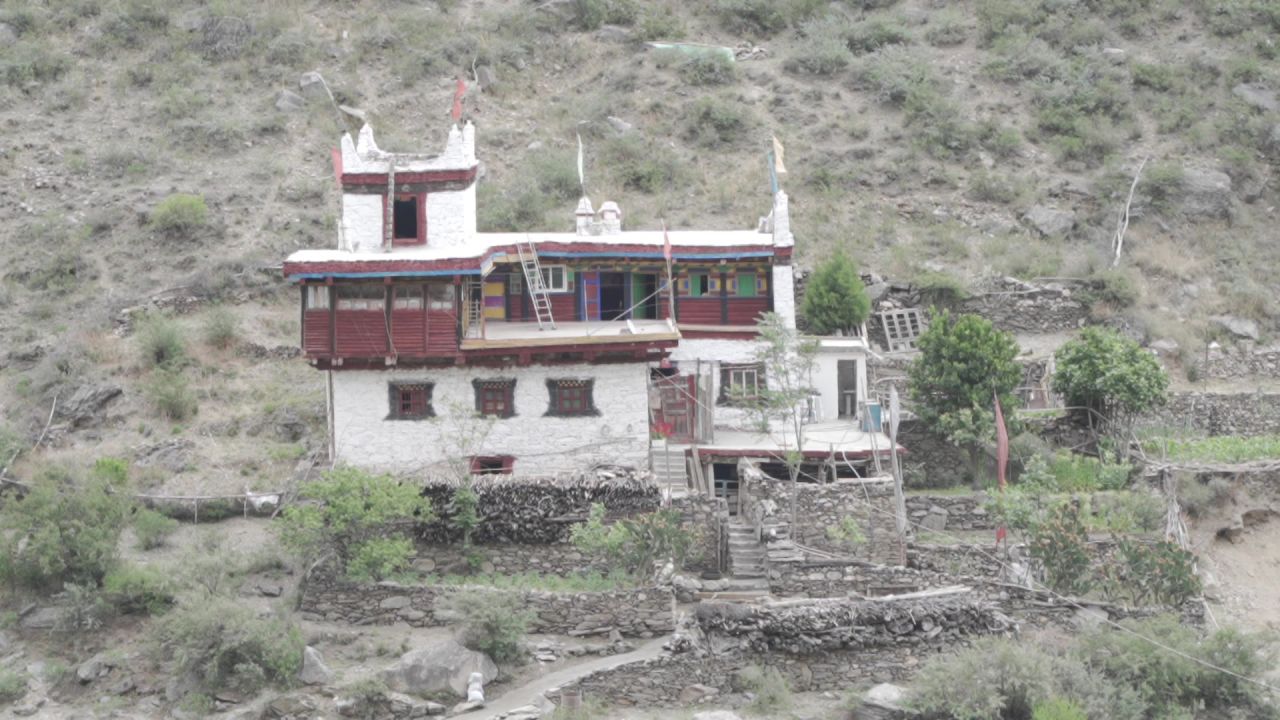 藏族风格的建筑