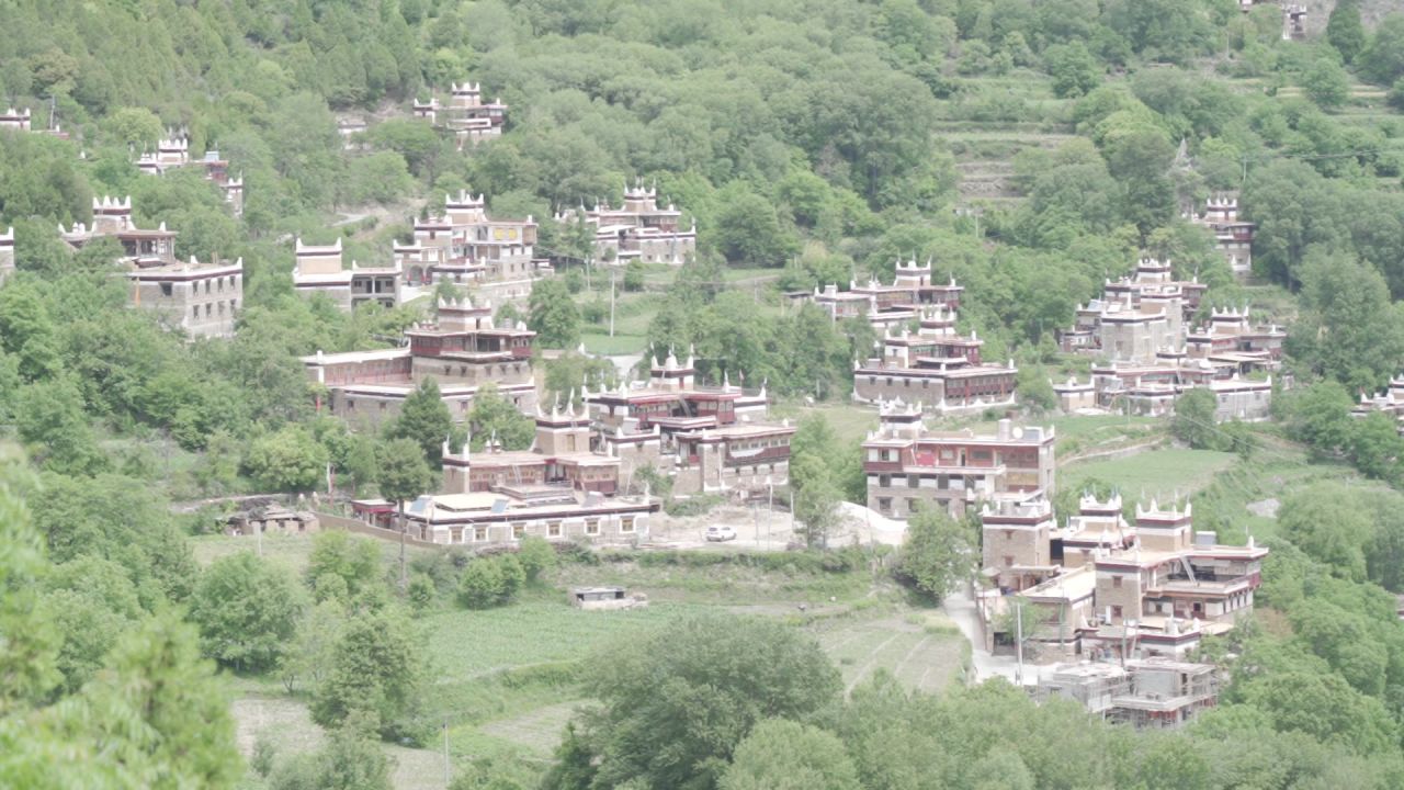 藏族风格的建筑