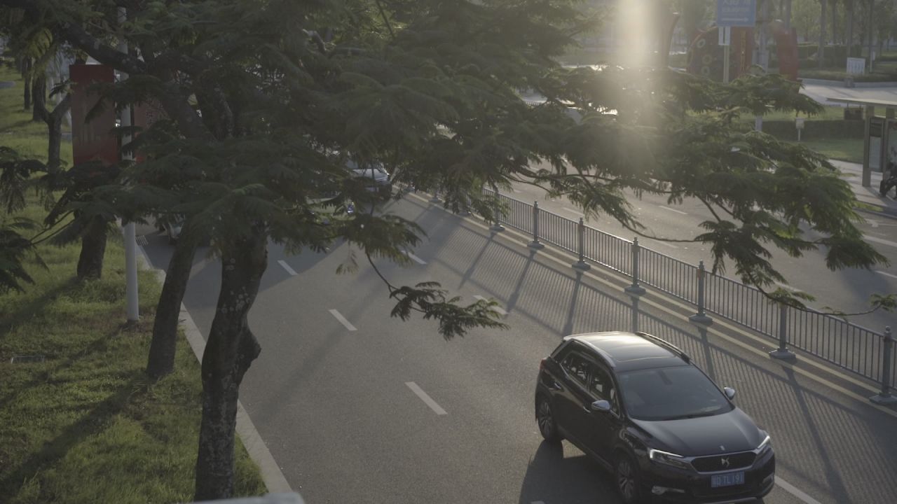 行驶的车流