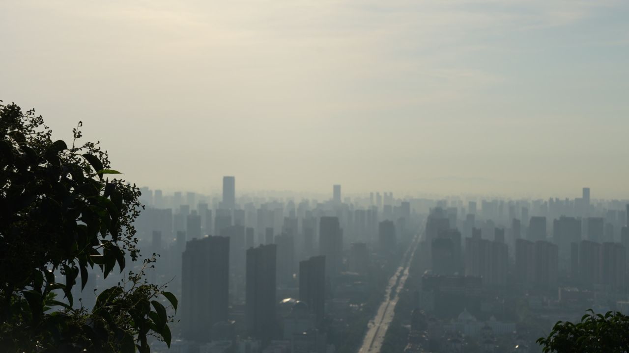 蜀山远眺合肥