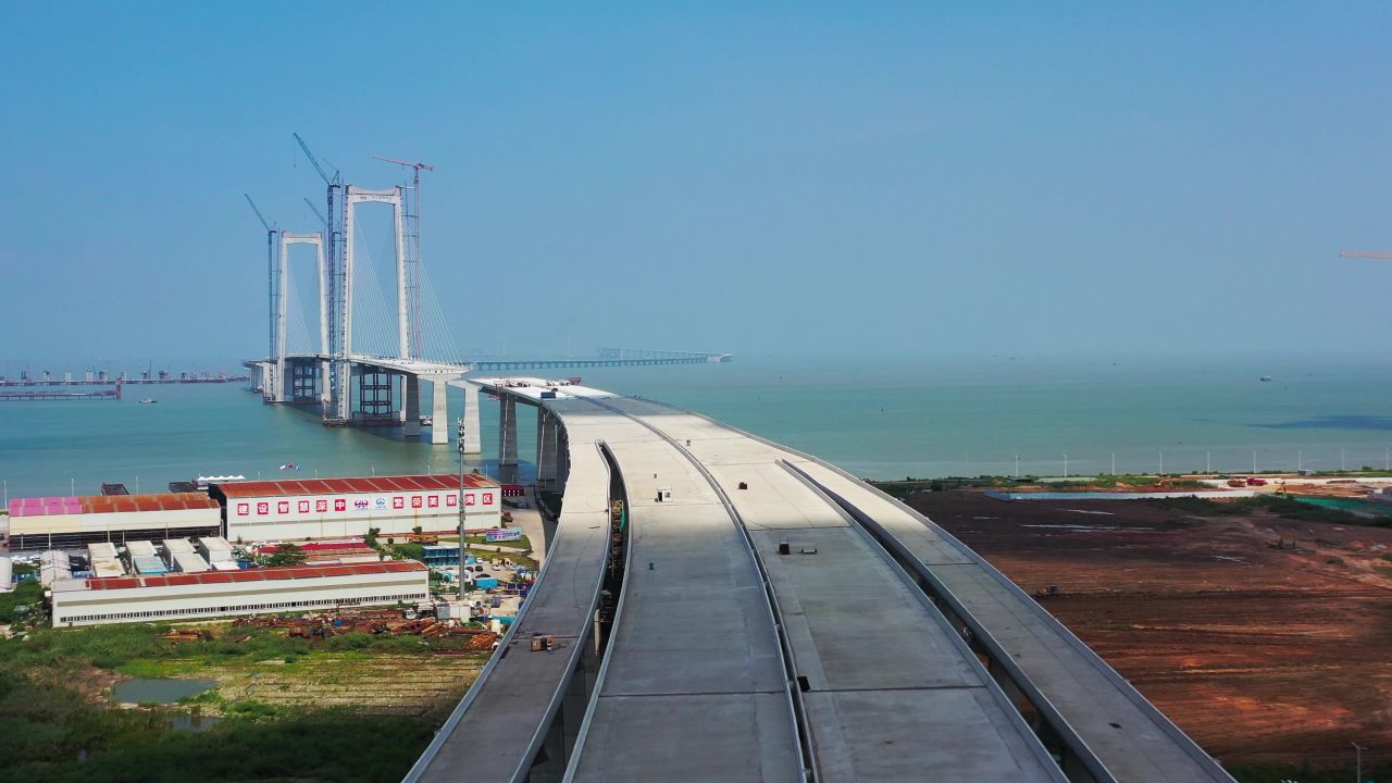 2022年8月27日建设施工的深中通道1 5