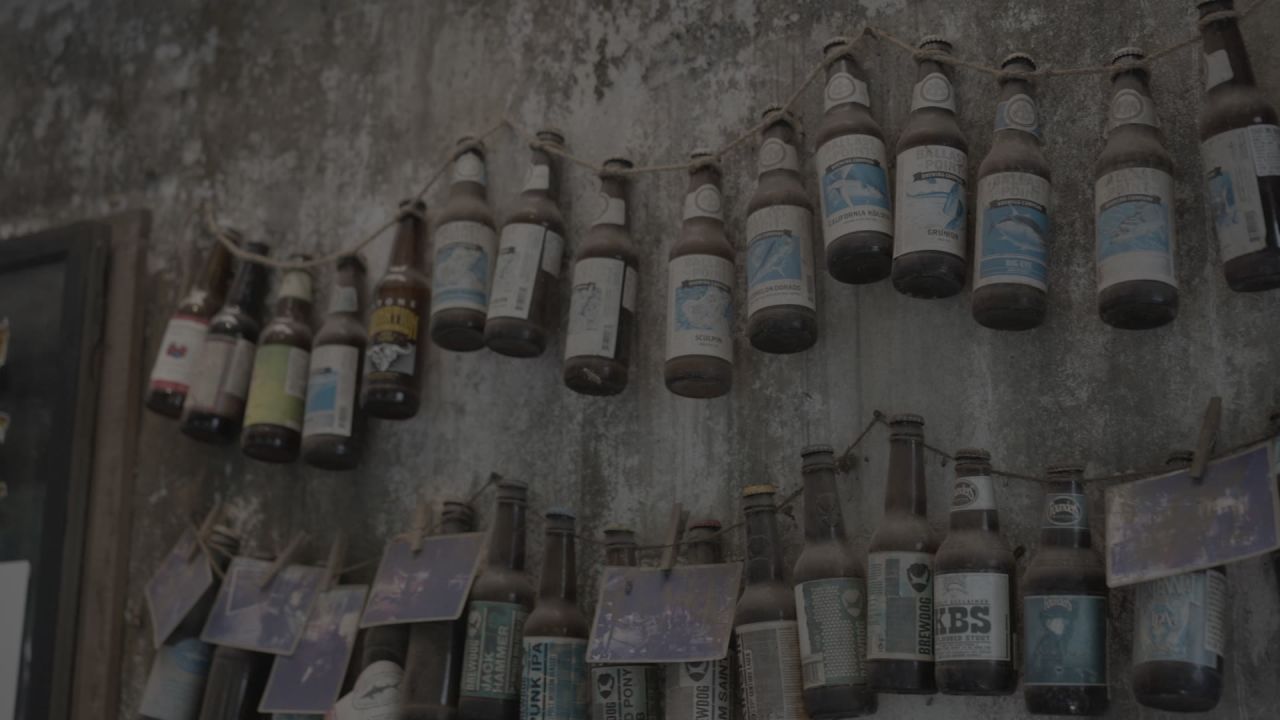 啤酒罐子空境