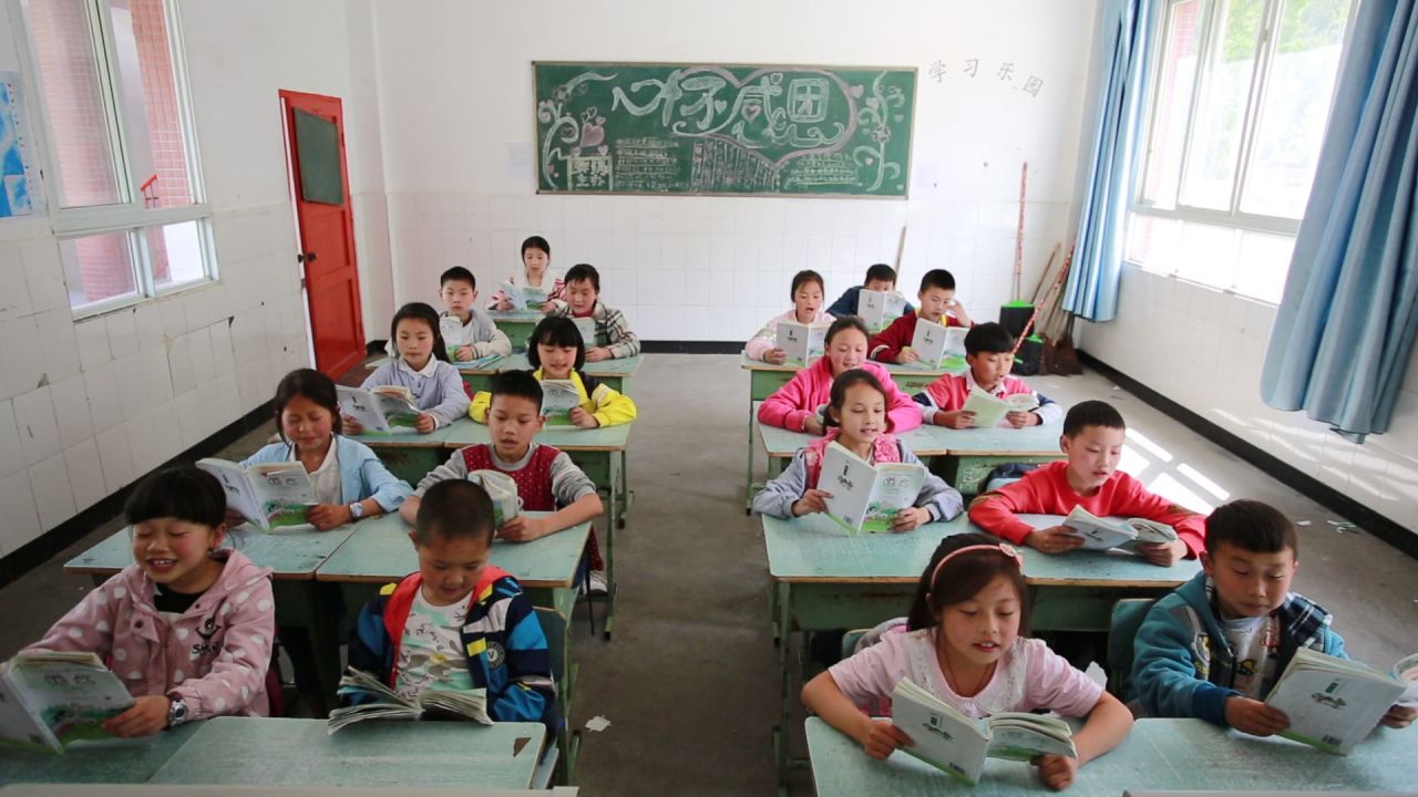 山村小学的课堂一组
