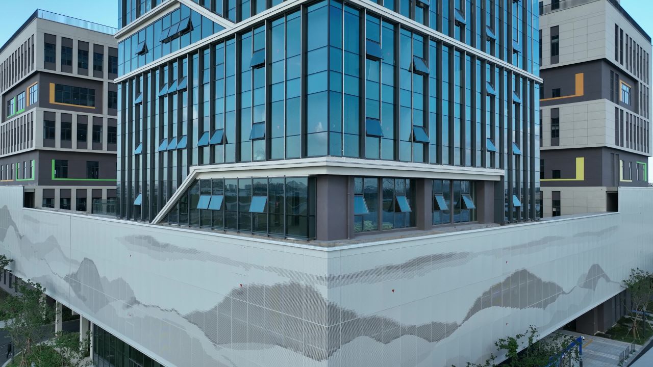 航拍城市建筑