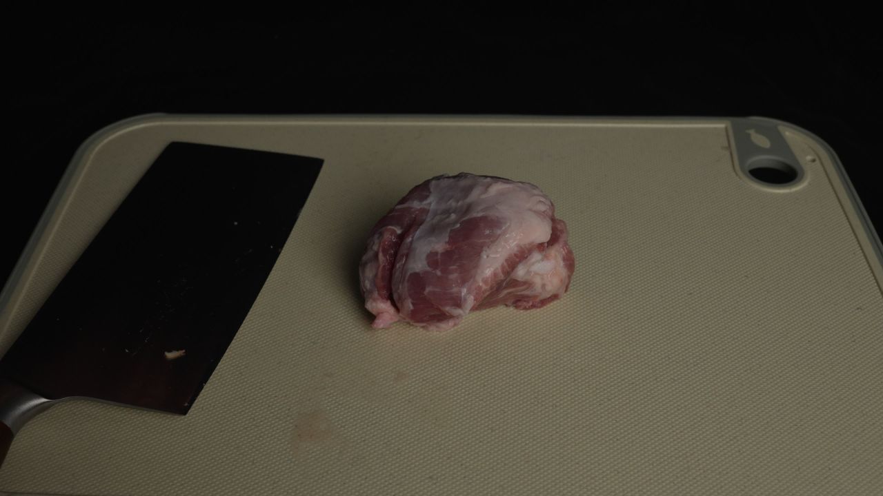切猪肉