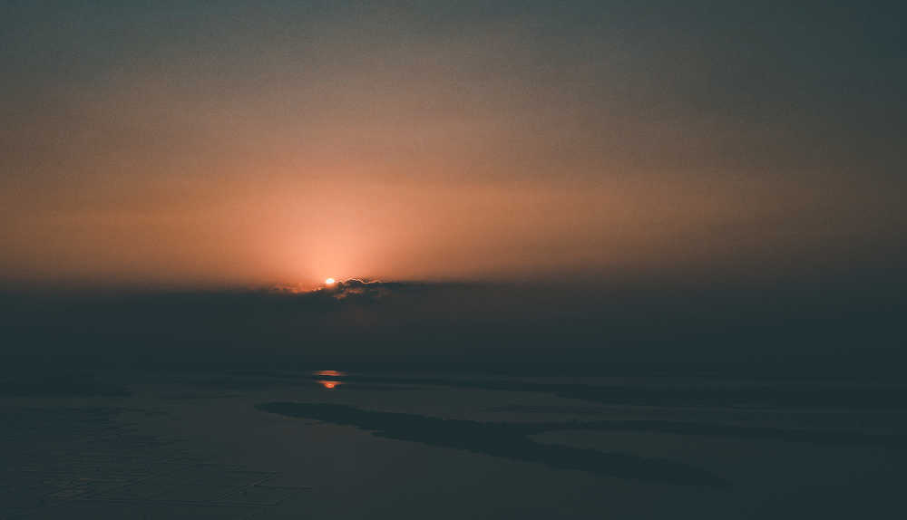 阳澄湖夕阳