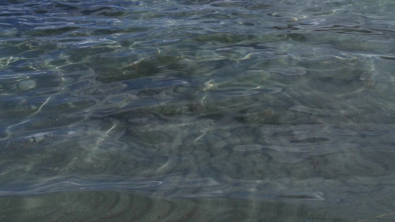 湖面水波荡漾