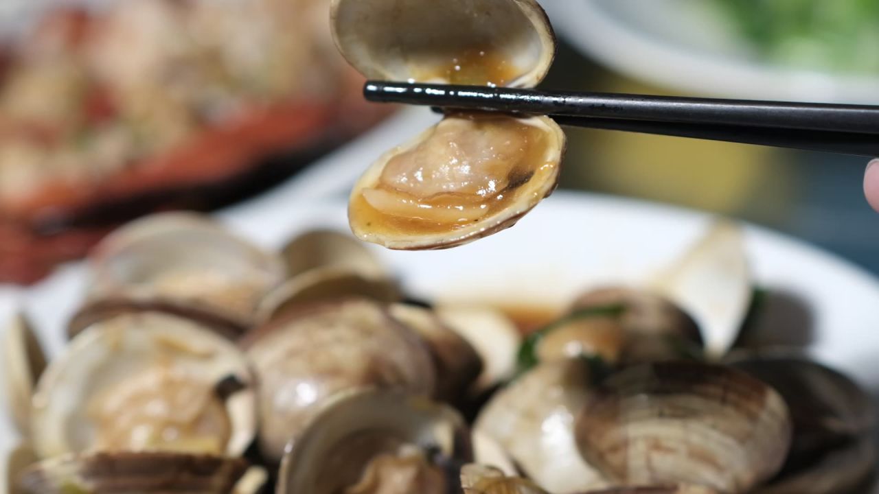 美食拍摄花蛤