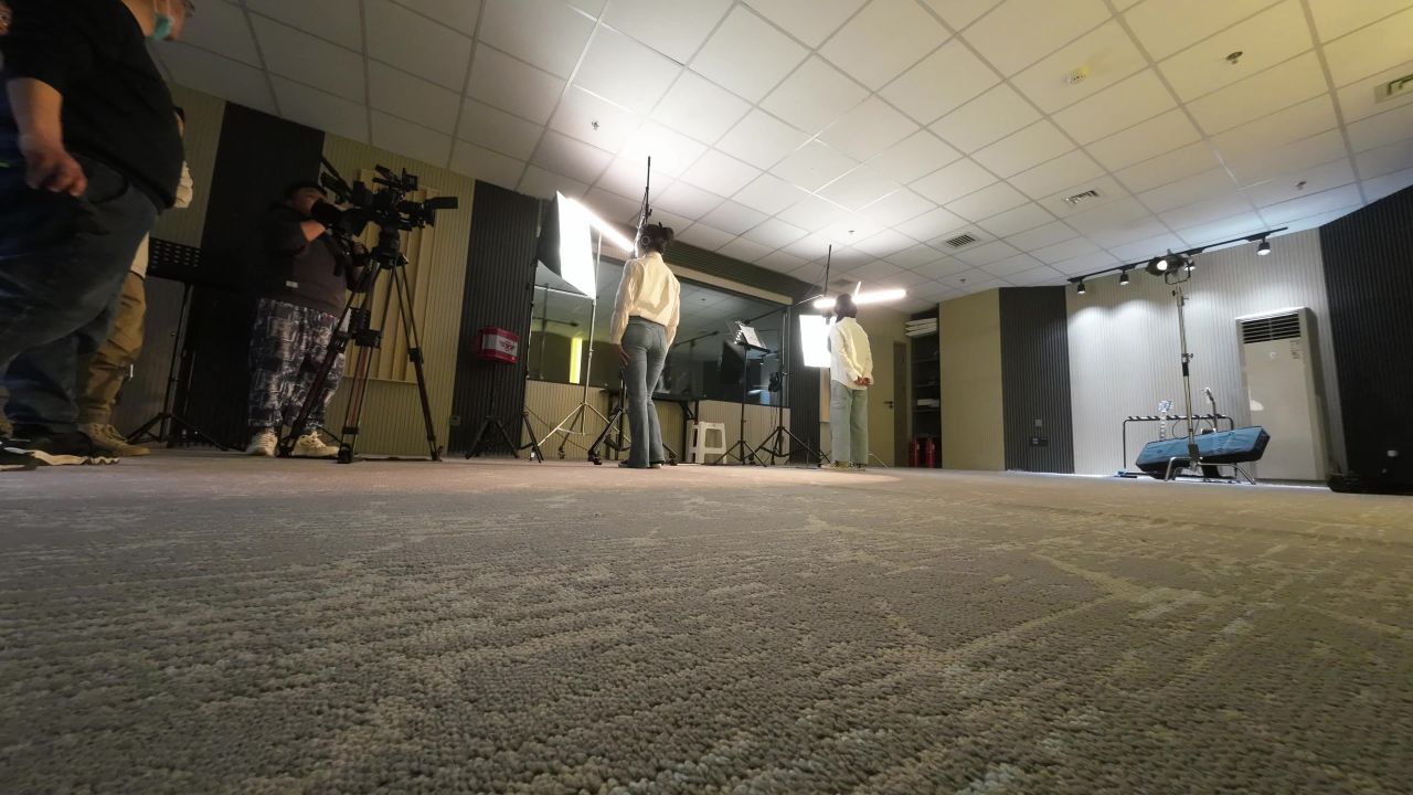 录音棚拍摄延时