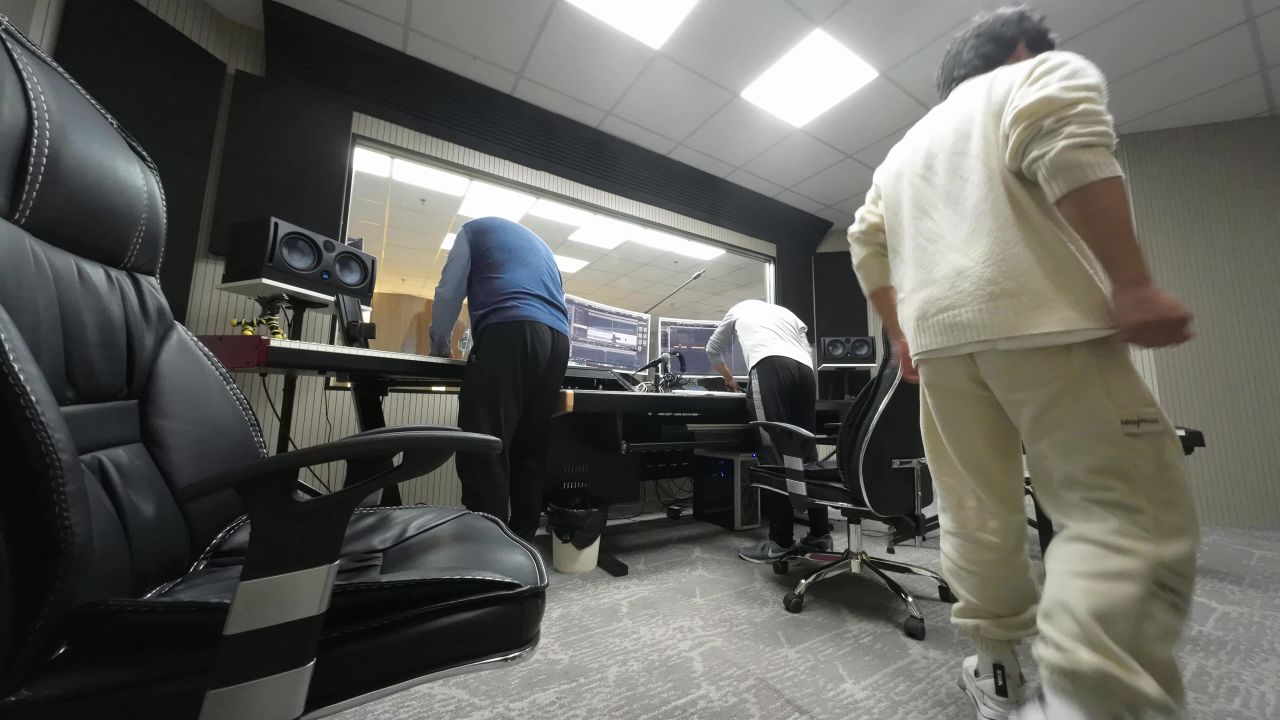 录音室内景延时