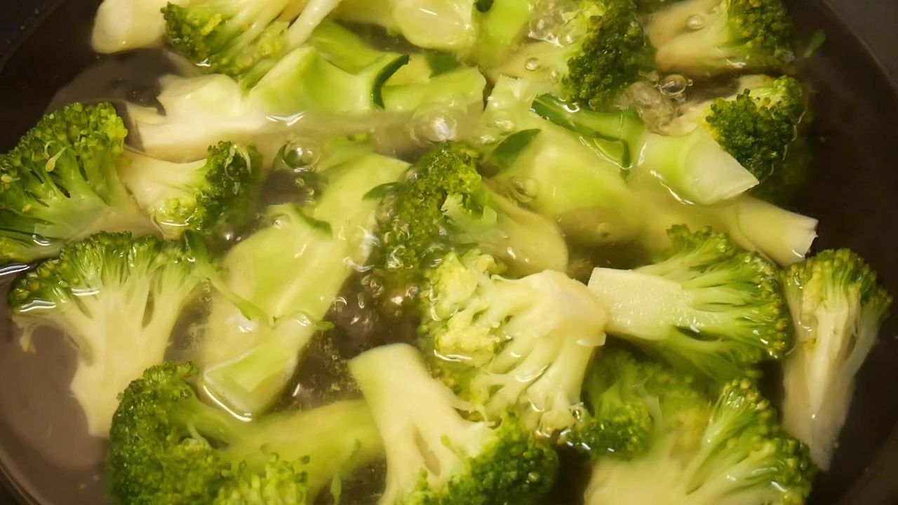 西兰花焯水