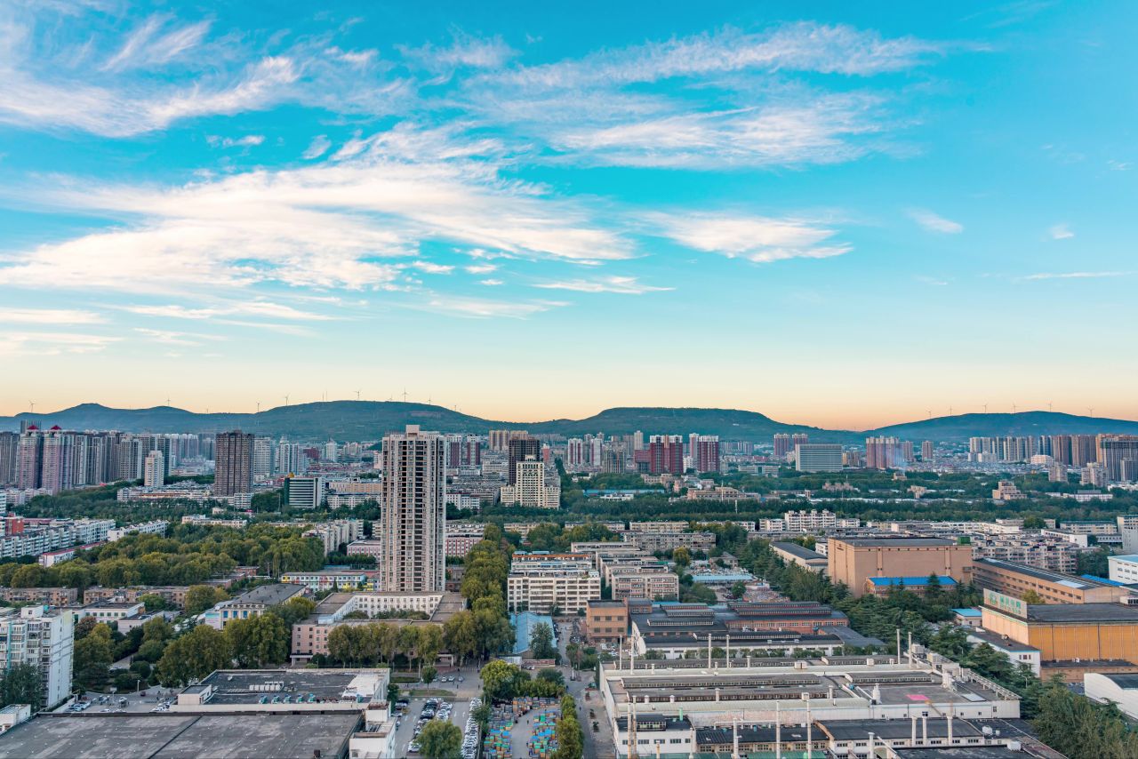 平顶山市区晚霞延时