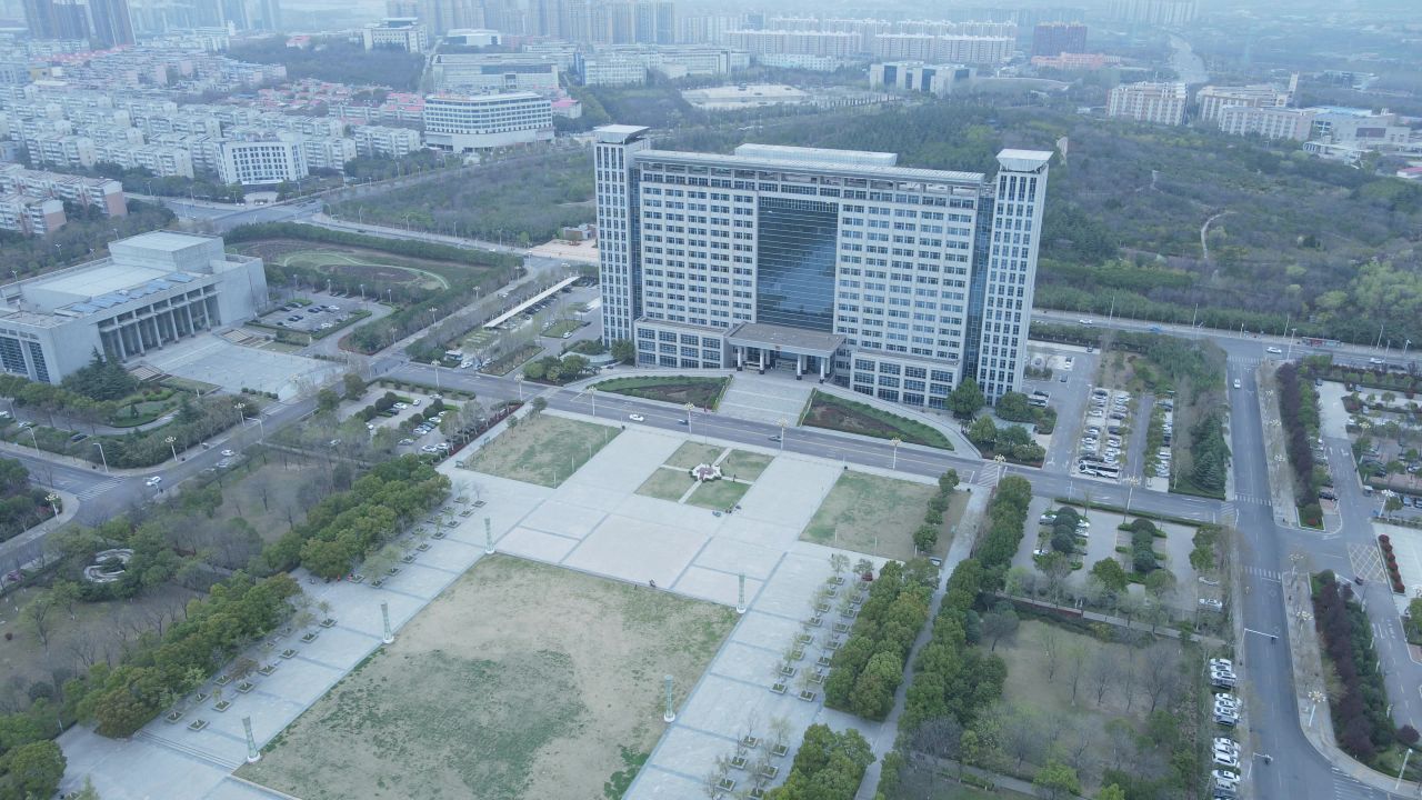 平顶山市政府航拍空镜