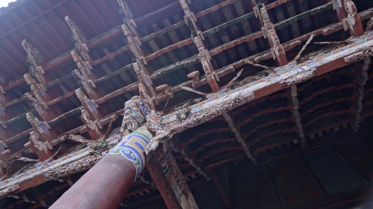 云南楚雄姚安县龙华寺古典建筑实拍视频