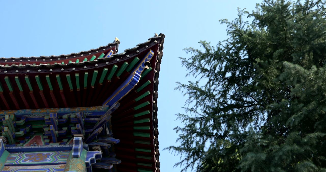 湖南长沙松柏寺古典建筑之美实拍视频