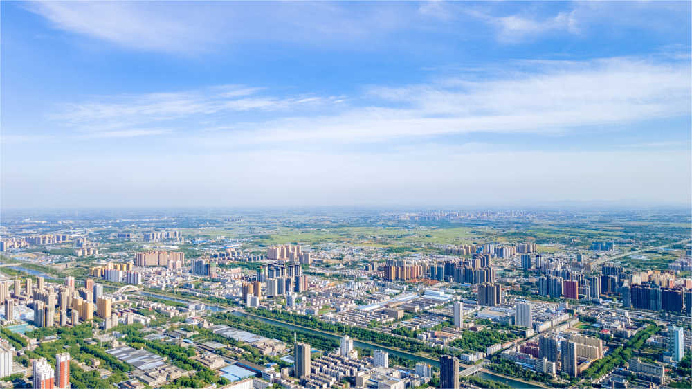 平顶山市区南瞰