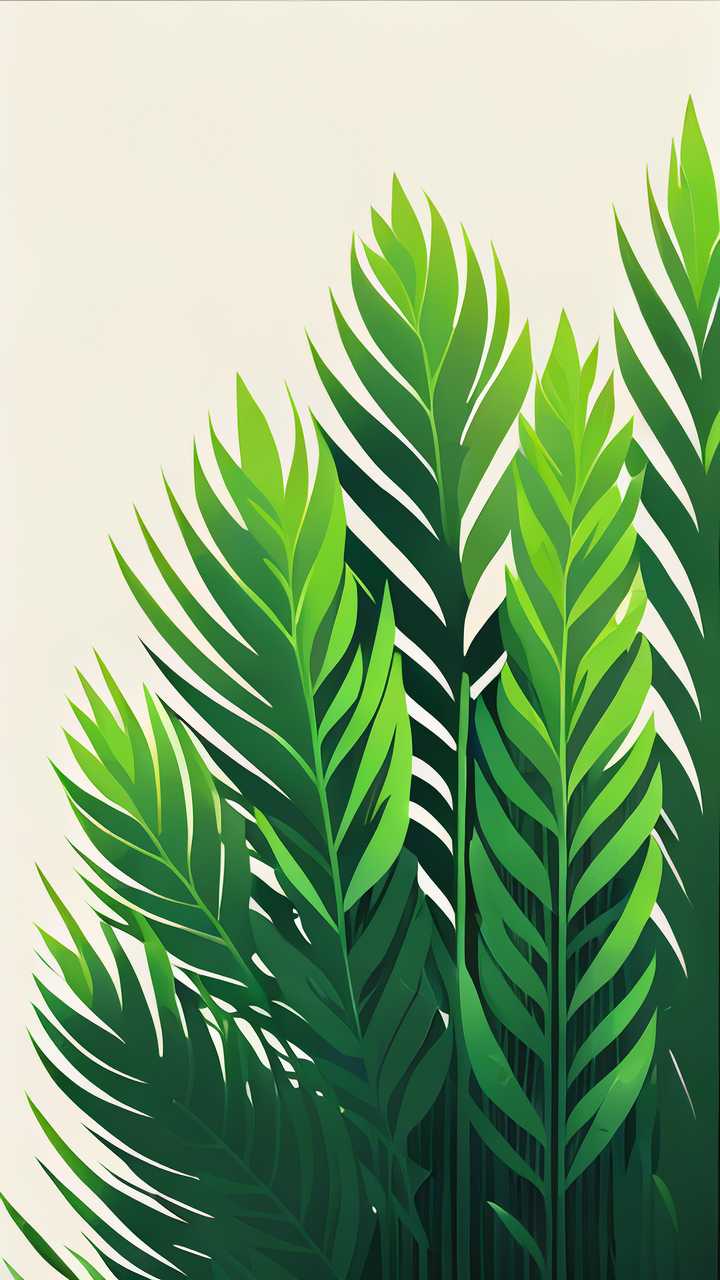 绿色小草清新