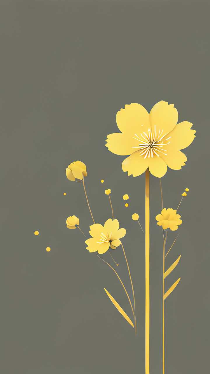 黄色小花花