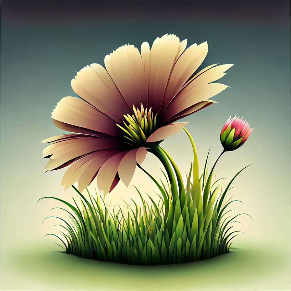 3D小花草