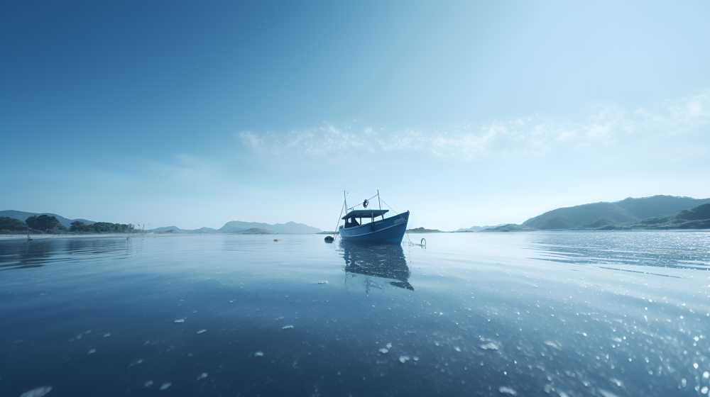 大海船只美景