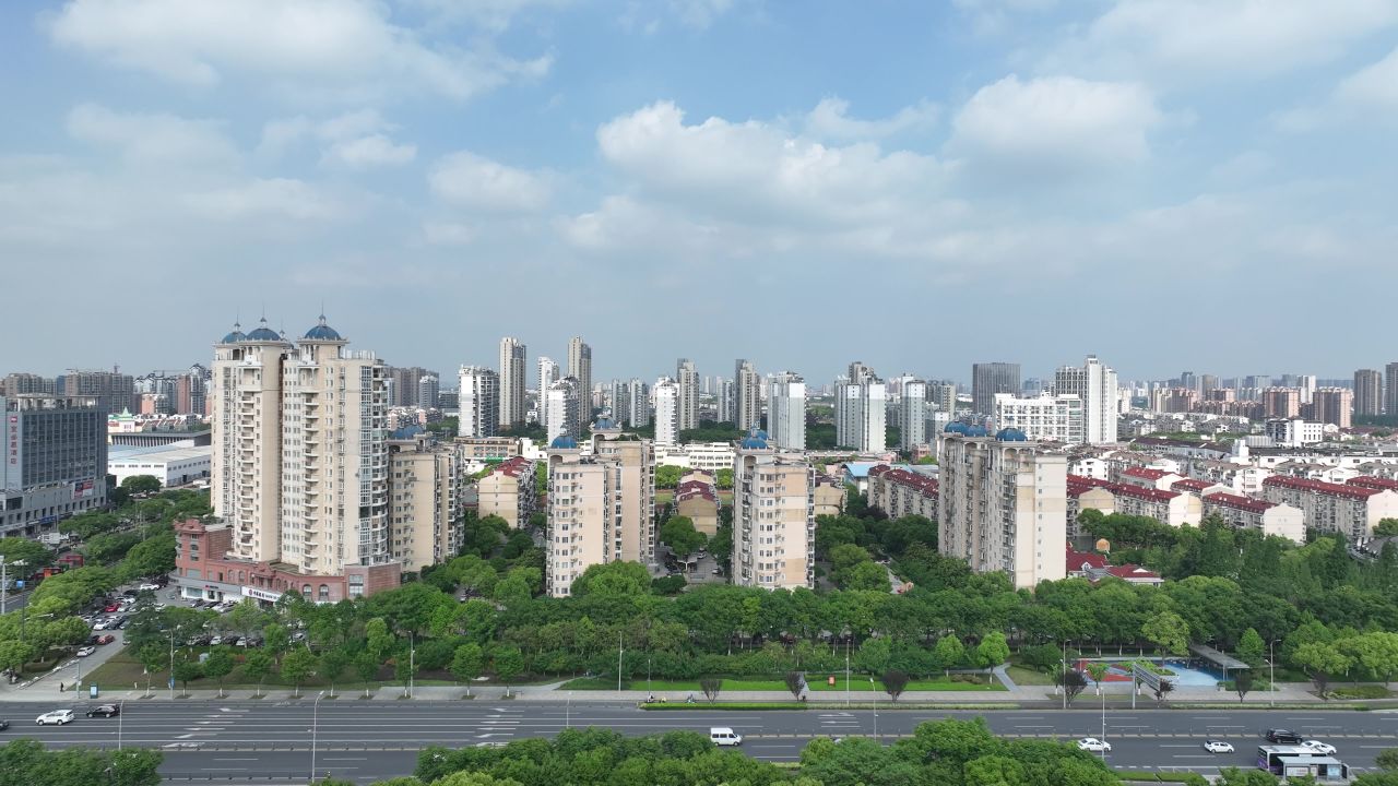 昆山城市航拍