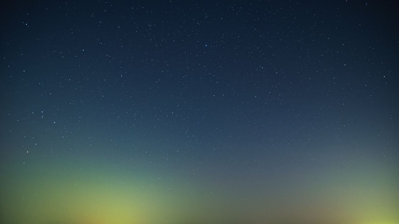 星星月亮夜晚天空银河浩瀚宇宙