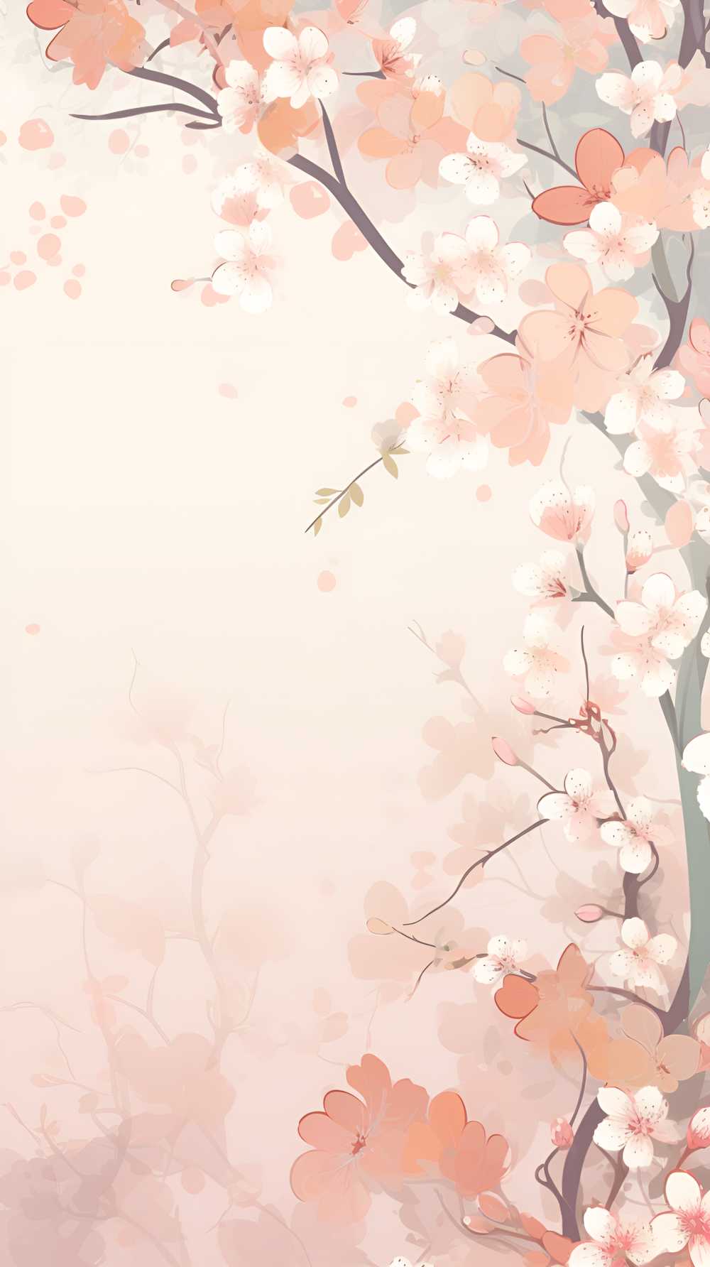 唯美粉红色的花摄影图
