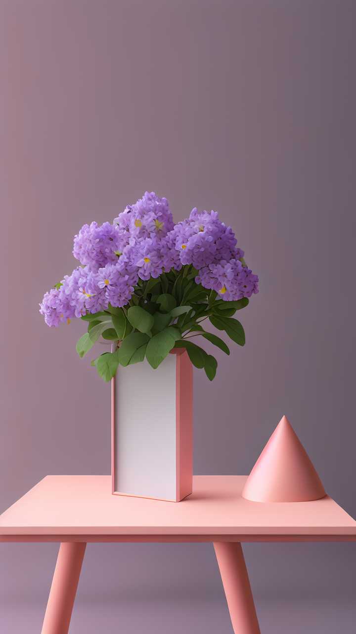 绿植花瓶摆放场景