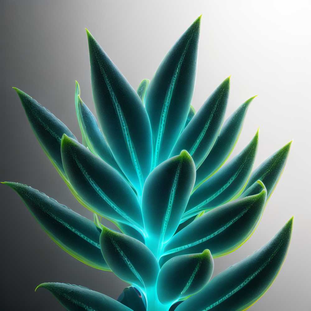 生物发光外来植物光背景
