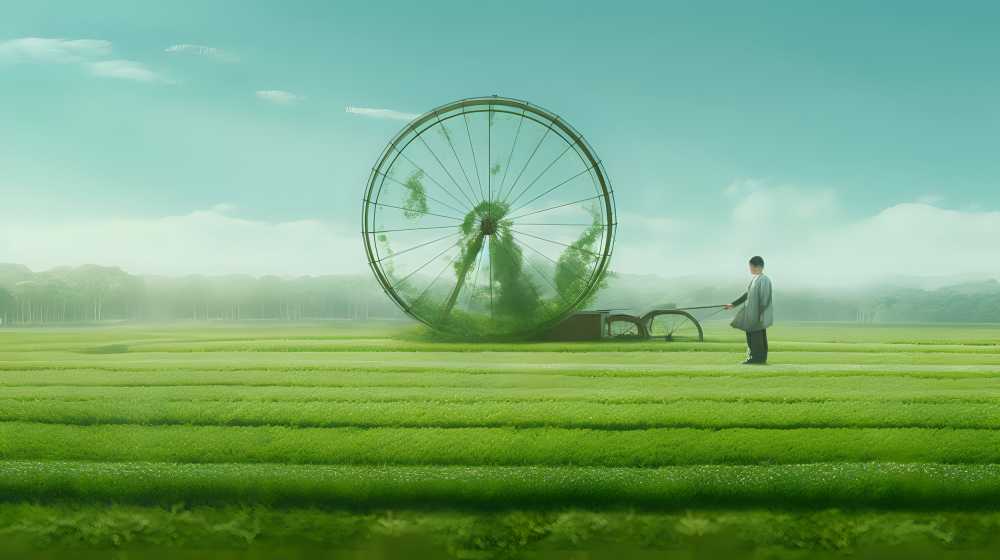 庄稼绿色农田车轮